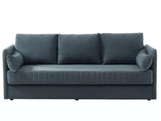 Canapé 3 places convertible en tissu GRECCO - Gris