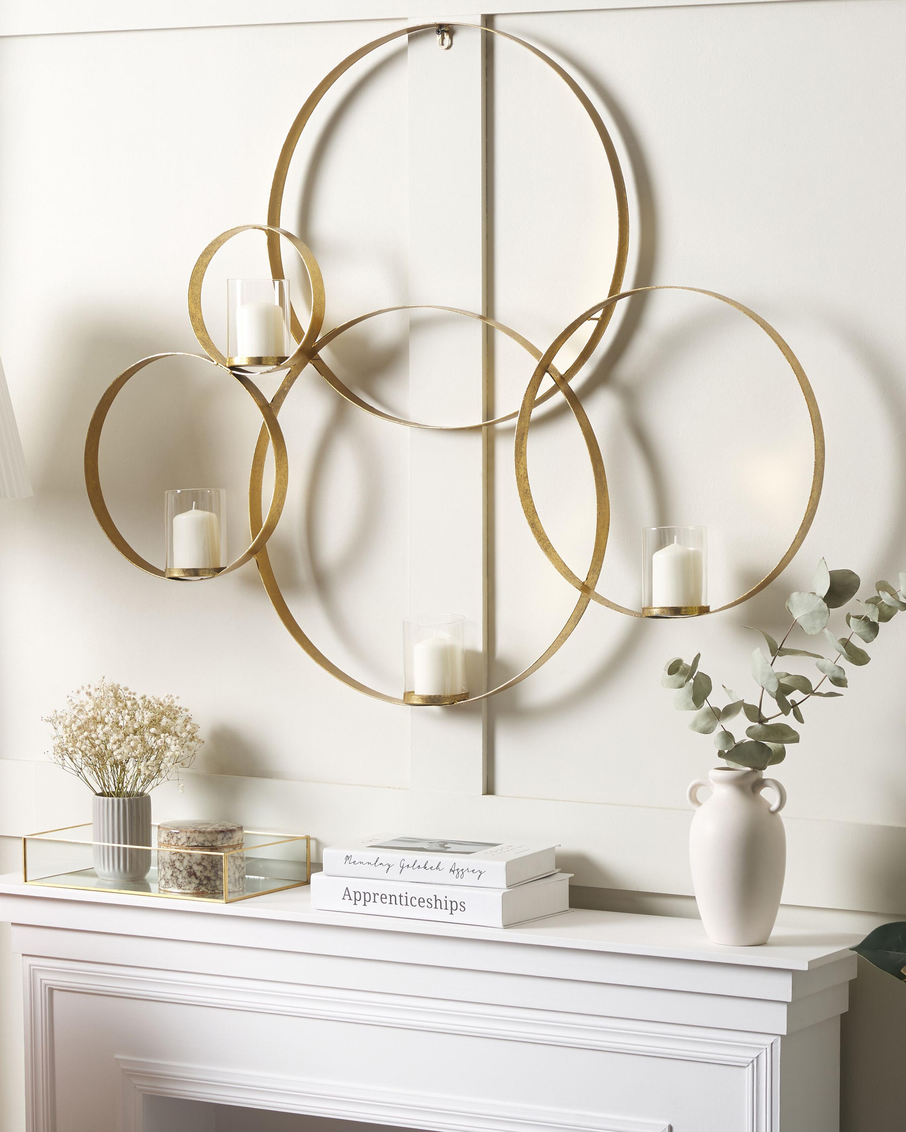 Wandkandelaar BURU Metaal 80 cm Goud