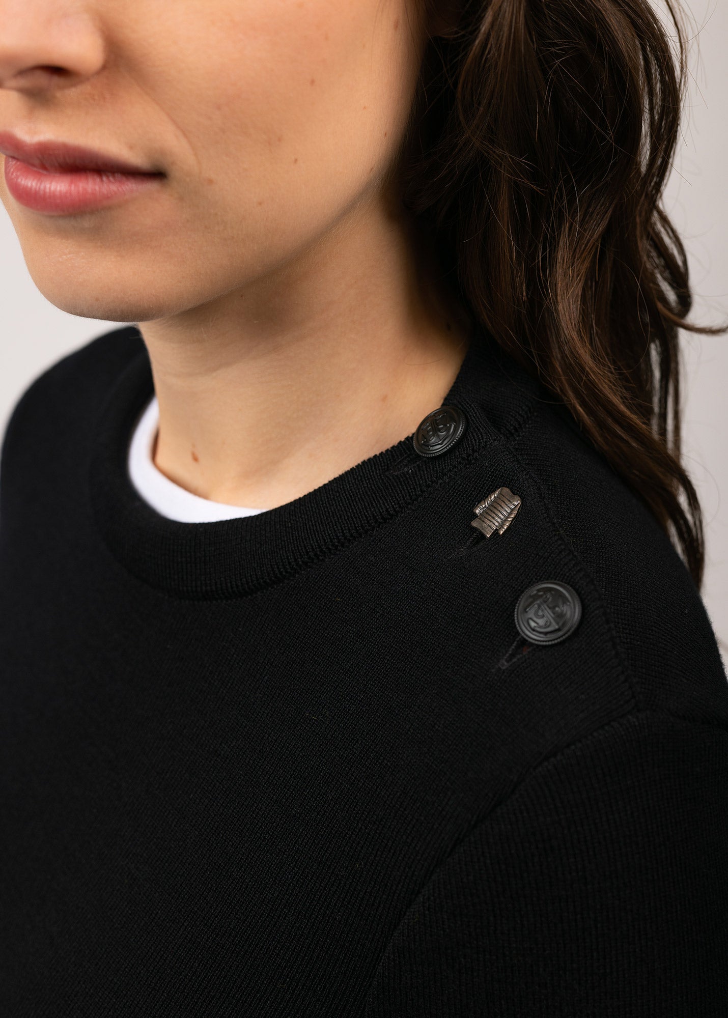 Pull marin uni Brégançon