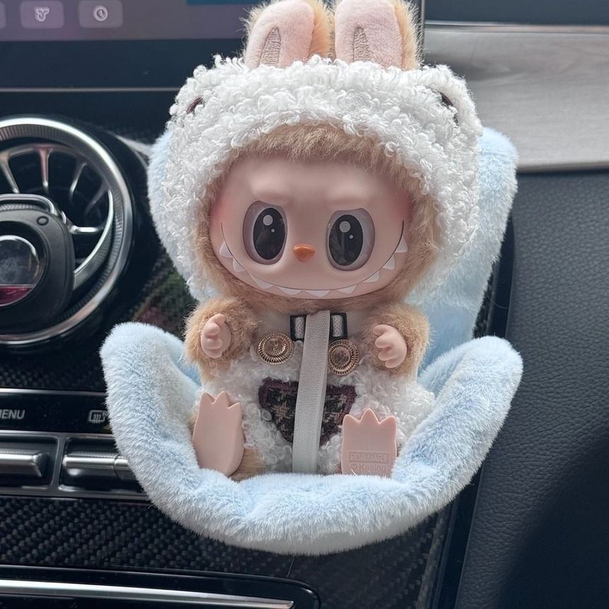 Ffeluro - Fluffy stoel voor pop voor autoluchtrooster