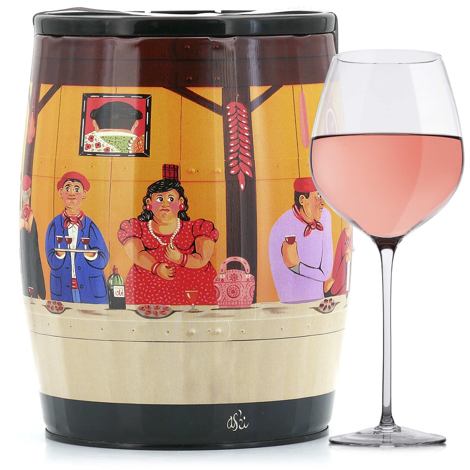 Bib'Art Aski vin rosé Le Benjamin de Puech Haut