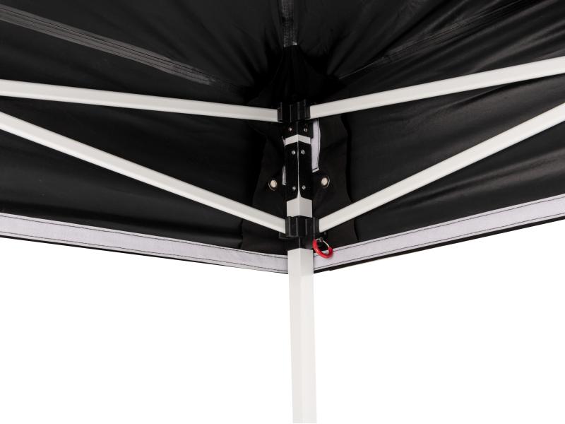 COCON Pavillon Deluxe F00406, 3 x 3 m, faltbar, Schwarz Schutz vor Sonneneinstrahlung und leichtem Nieselregen