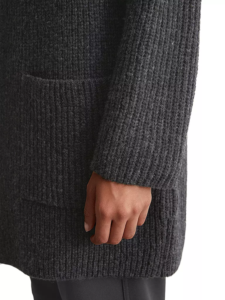 MARC O'POLO Strickjacke grau