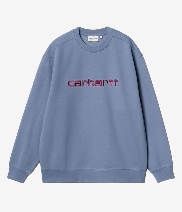Carhartt WIP W' Basic Sweatshirt women (positano malbec) online kaufen | skatedeluxe