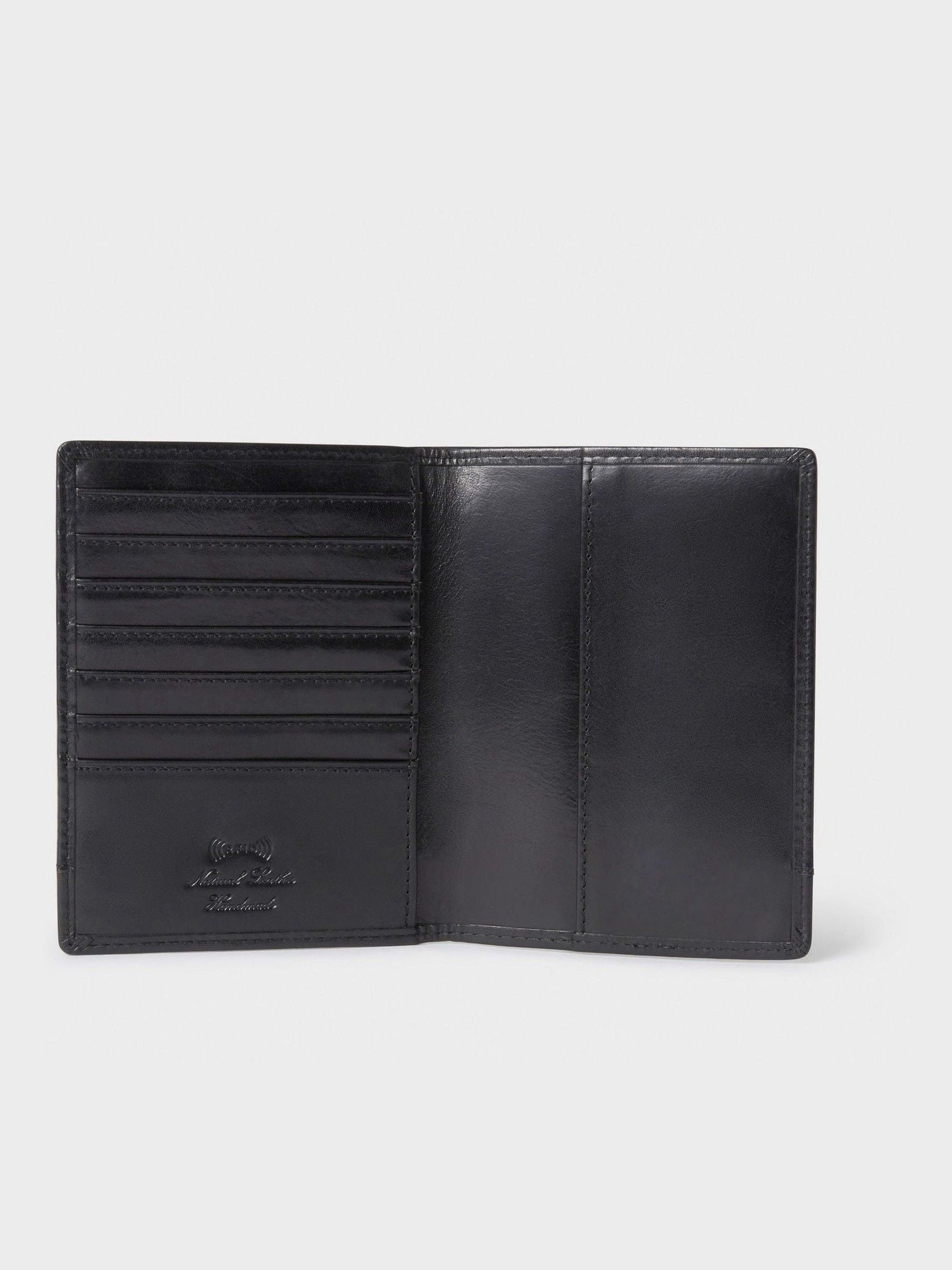 Zwart - Osprey London The London Leather Passport Cover