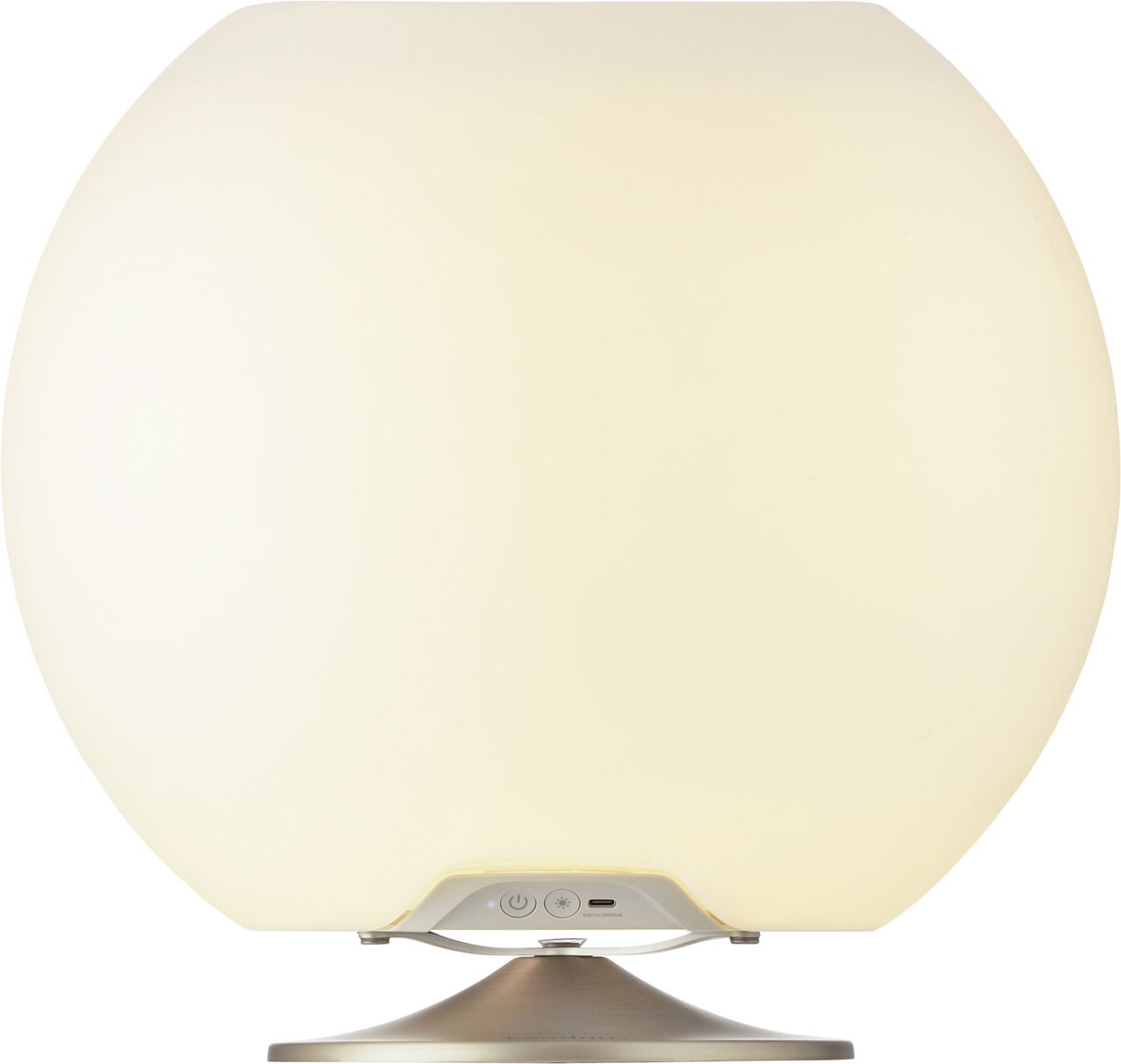 kooduu LED-Getränkekühler Brushed Silver SPHERE