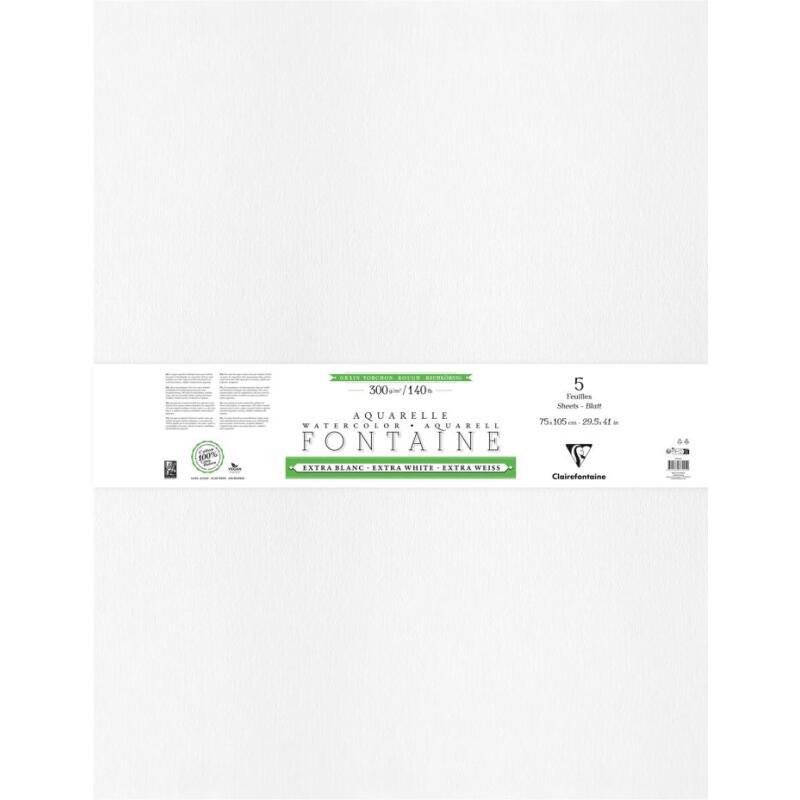 Fontaine Extra Blanc Grain Torchon paquet 5F 75x105cm 300g