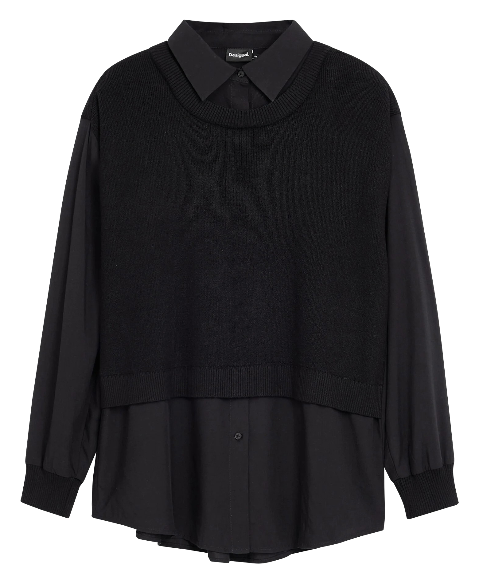Chemise col classique| Noir