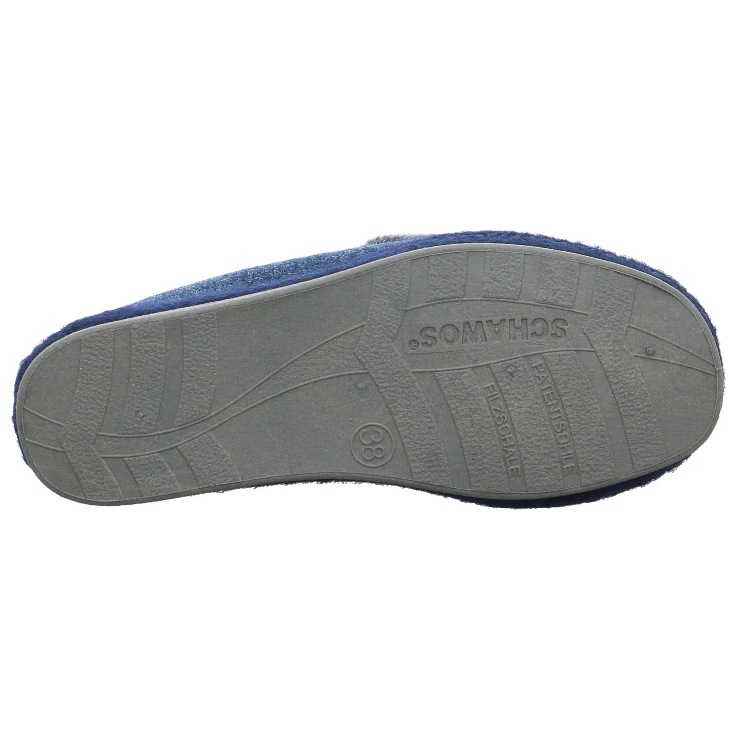 SCHAWOS Hausschuh Blau Textil