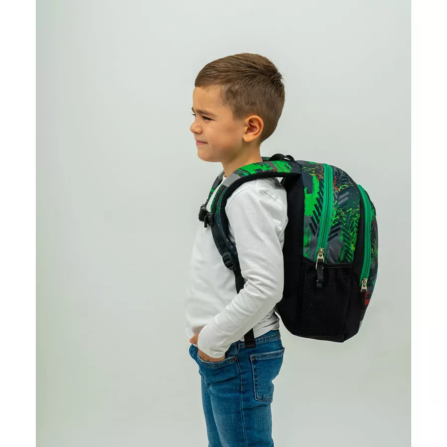 Belmil Kindergartenrucksack Kiddy Plus Kindergartenrucksack für 3-6 Jährige Kinder mit Brustgurt Tractor