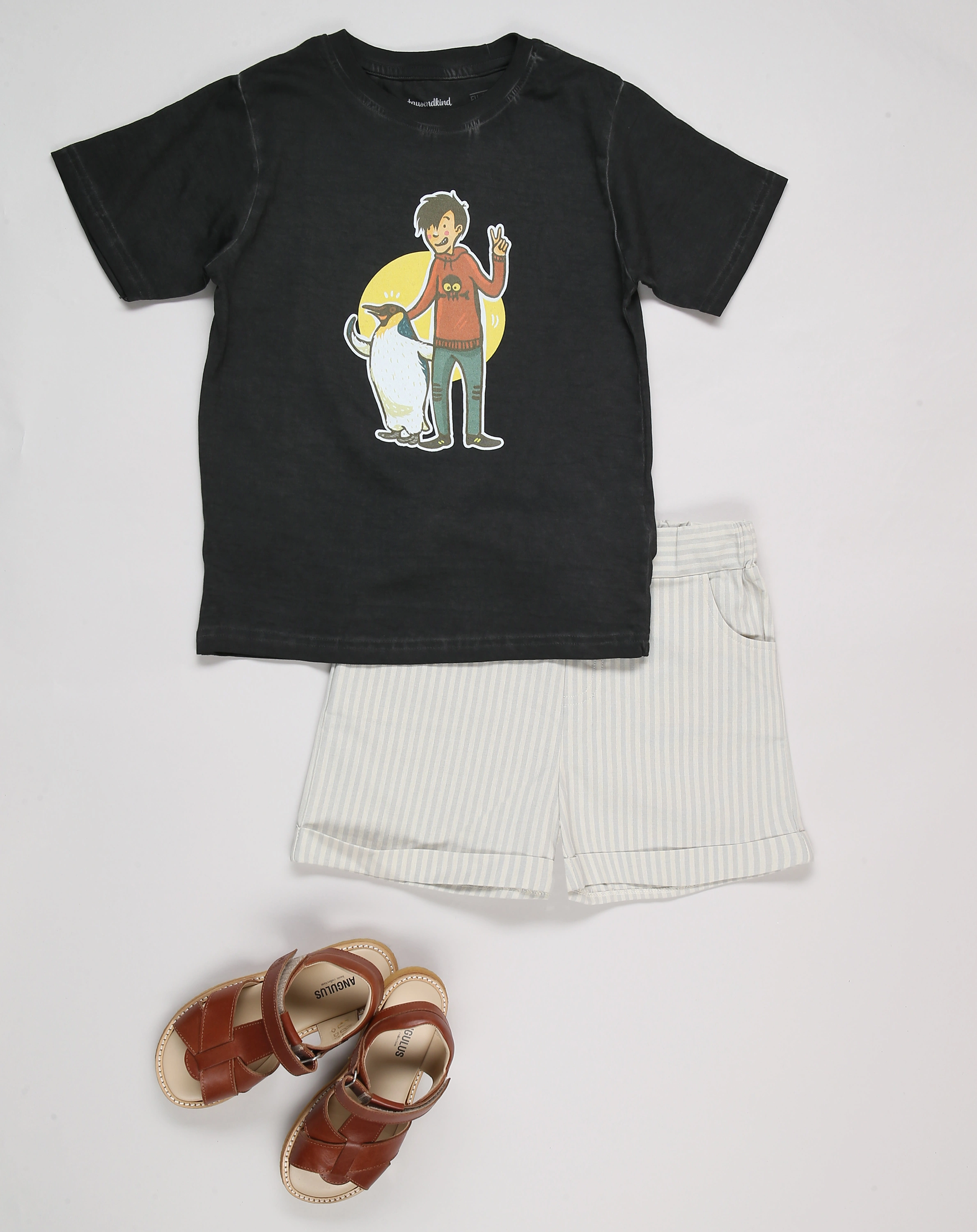 T-Shirt JO & JURI in anthrazit