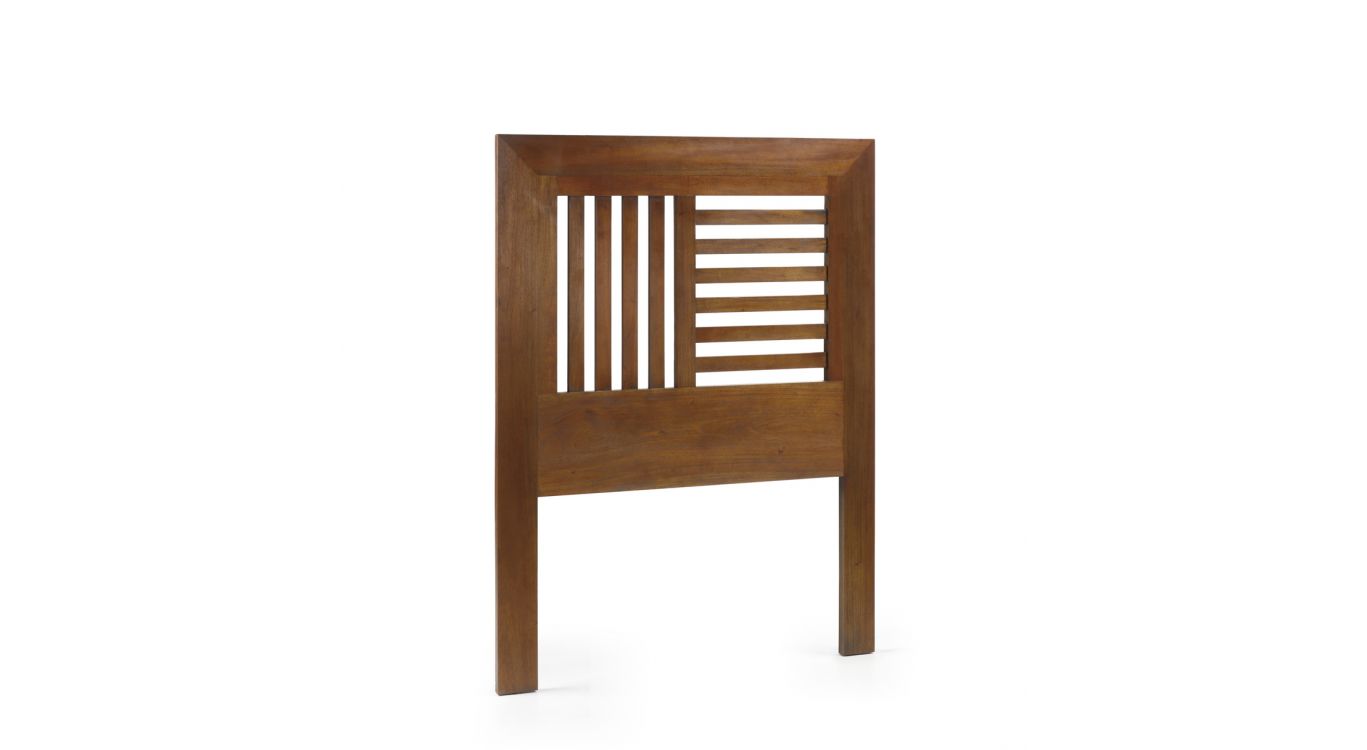 Tête de lit bois marron 100x3x135cm