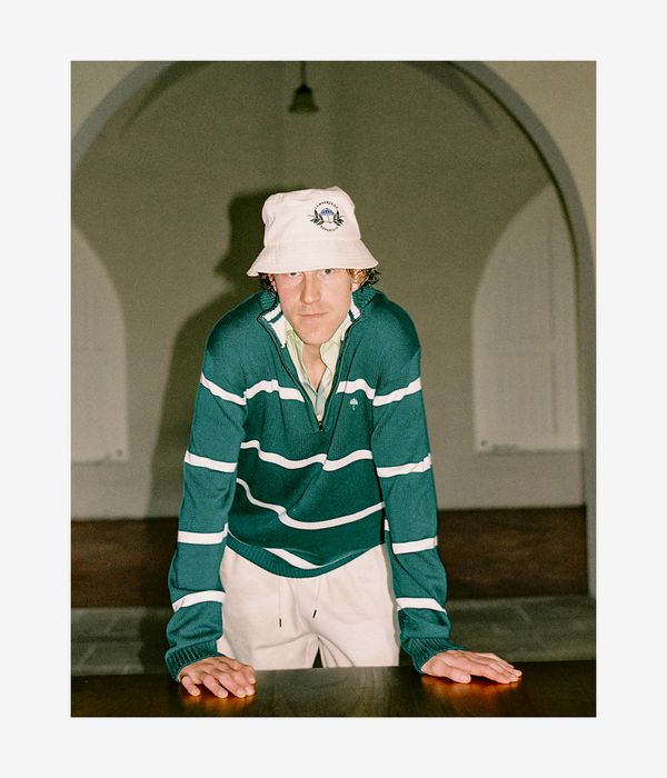 Hélas Tricot Quarter Sweatshirt (teal green)