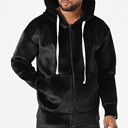 Sweat Zippé Capuche UY894 Noir