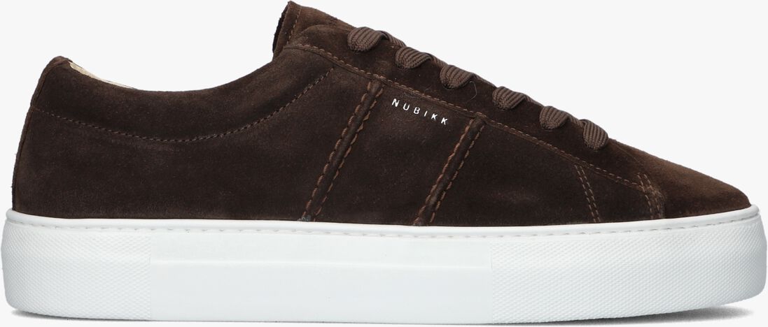 bruine nubikk lage sneakers jagger morris