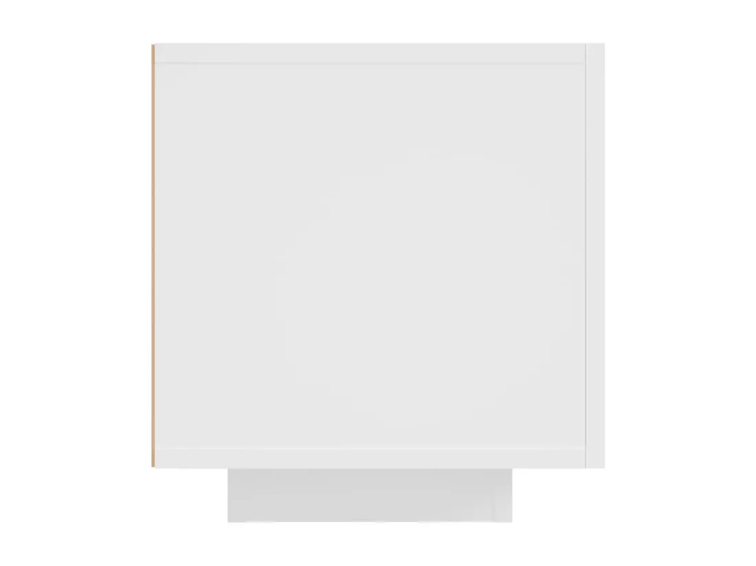 Meuble TV avec lumières LED blanc 160x35x40 cm