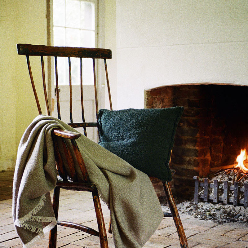 WESTLETON Zierkissen dark green 50x50 cm
