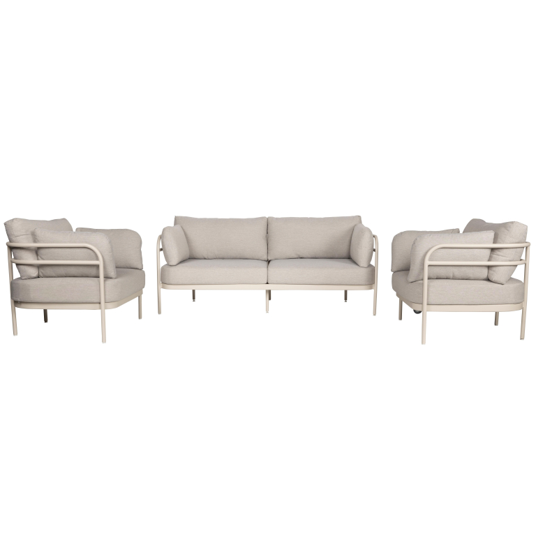 Zuiver Vista loungeset 2-zits bank   2 fauteuils