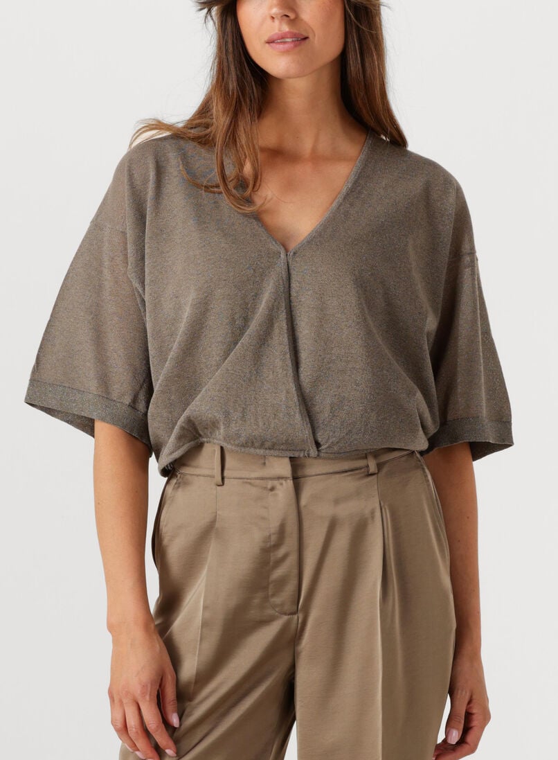 bruine dante6 top revel metallic cardigan