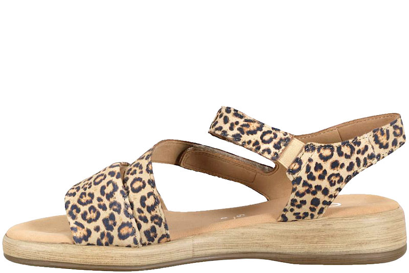 GABOR LEOPARD SANDAL I RUSKIND