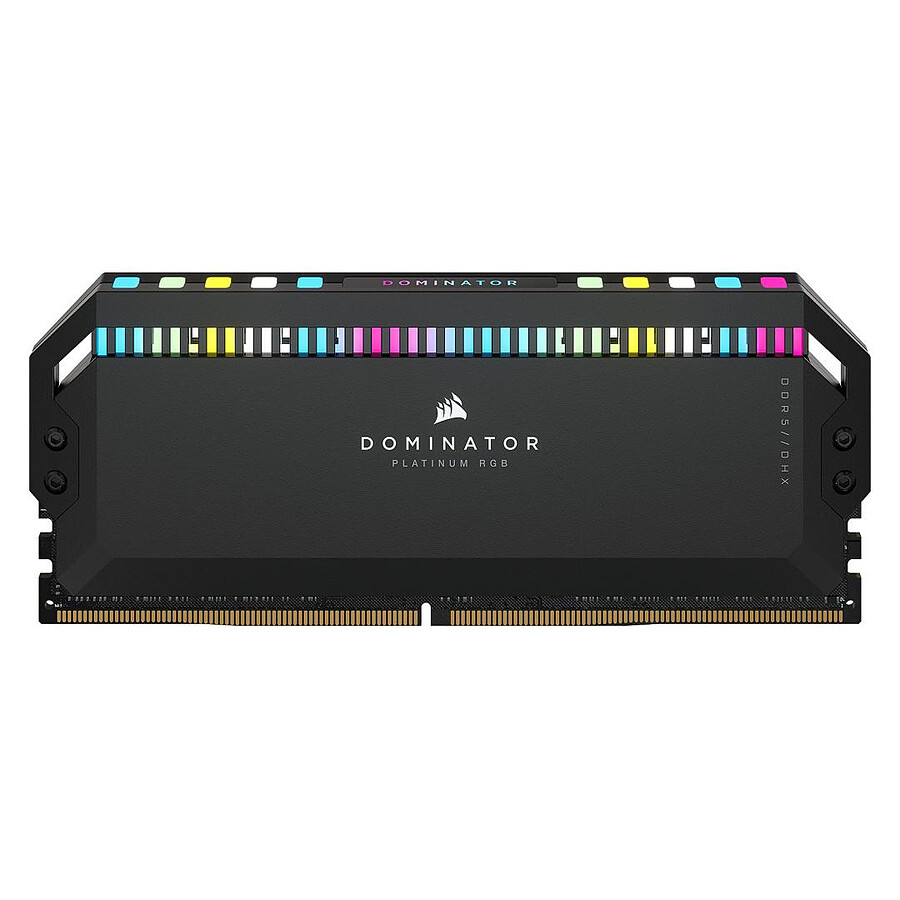 Corsair Dominator Platinum RGB Black - 2 x 16 Go (32 Go) - DDR5 6000 MHz - CL36