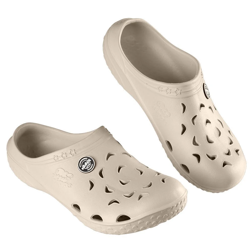Sabots Hipps Femme plastique beige uni T38/39