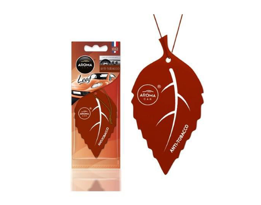 AMBIENTADOR AUTOMÓVEL LEAF AROMA ANTI TABACO