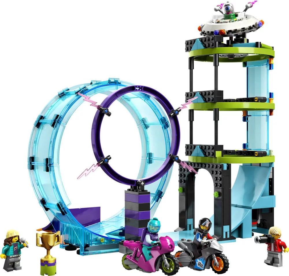 LEGO®CITY 60361  - LE DEFI ULTIME DES MOTARDS CASCADEURS