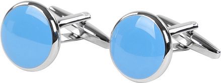 Manchetknoop Rond Blauw NR92 Suitable Manchetknoop NR92 kopen