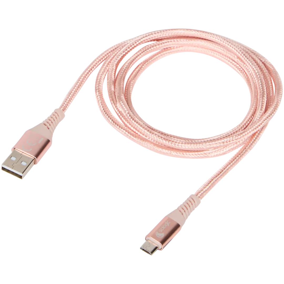 Sologic laad- en datakabel micro-USB 1,5 meter | diverse kleuren