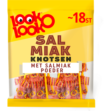 Look-O-Look Salmiakknotsen Voordeelverpakking 195g