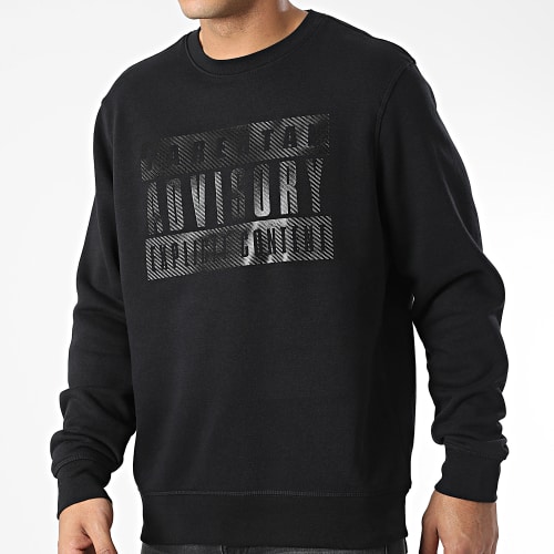 Sweat Crewneck Carbon Logo Noir