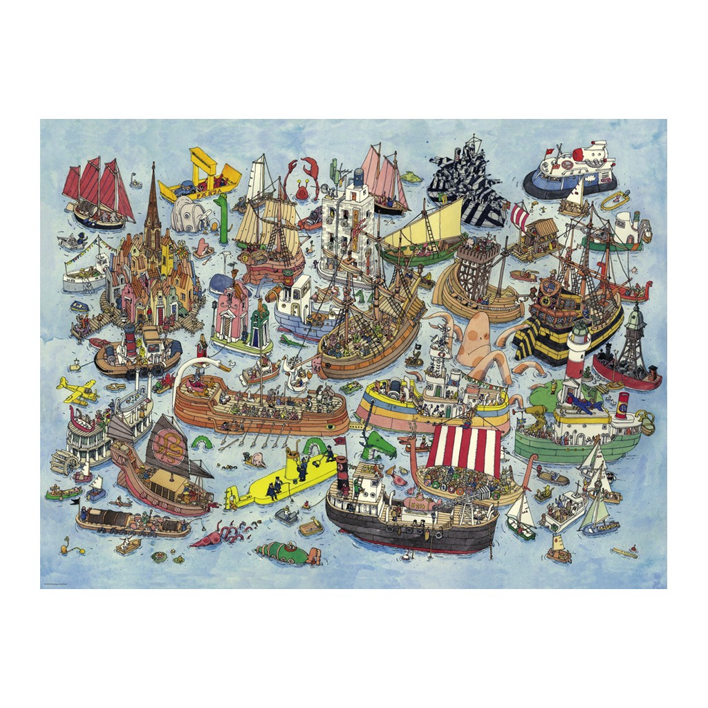 Puzzle - Regatta de Mattias Adolfsson - 1500 Pièces