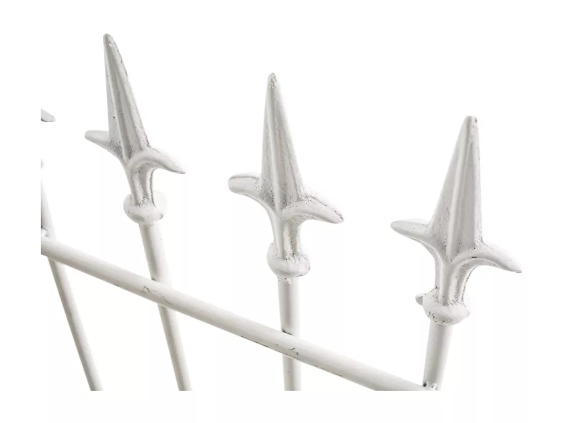 Lot de 2 Treillis - Métal - Blanc - Elisa