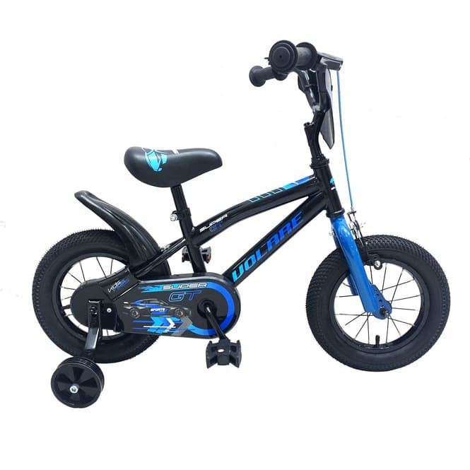 Fahrrad - Volare Super GT - 12 Zoll - schwarz/blau