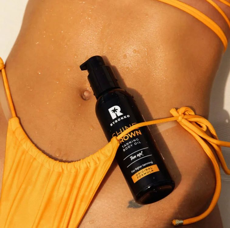 Shine Brown Tanning Body Oil