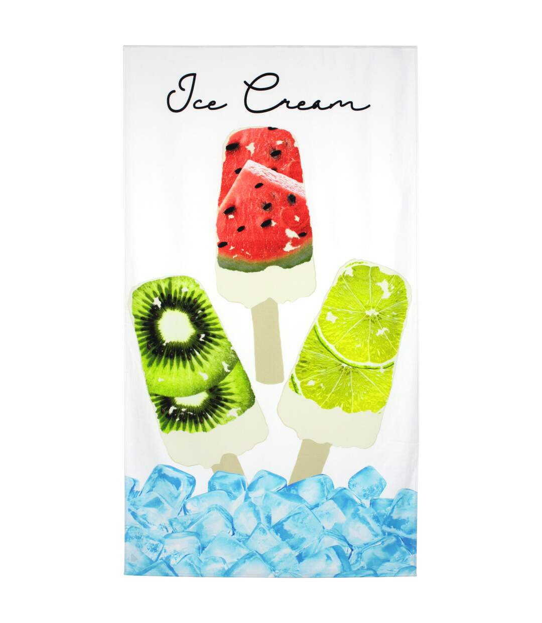 Drap de plage 100x180 cm ICE CREAM Multicolore