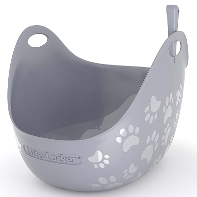 LitterLocker LitterBox Katzentoilette grau