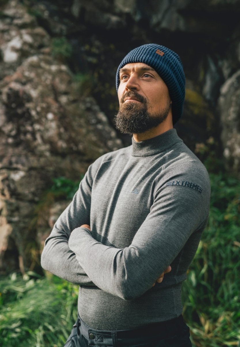 KRAFTIGT MERINOULD BASELAYER SÆT TIL MÆND