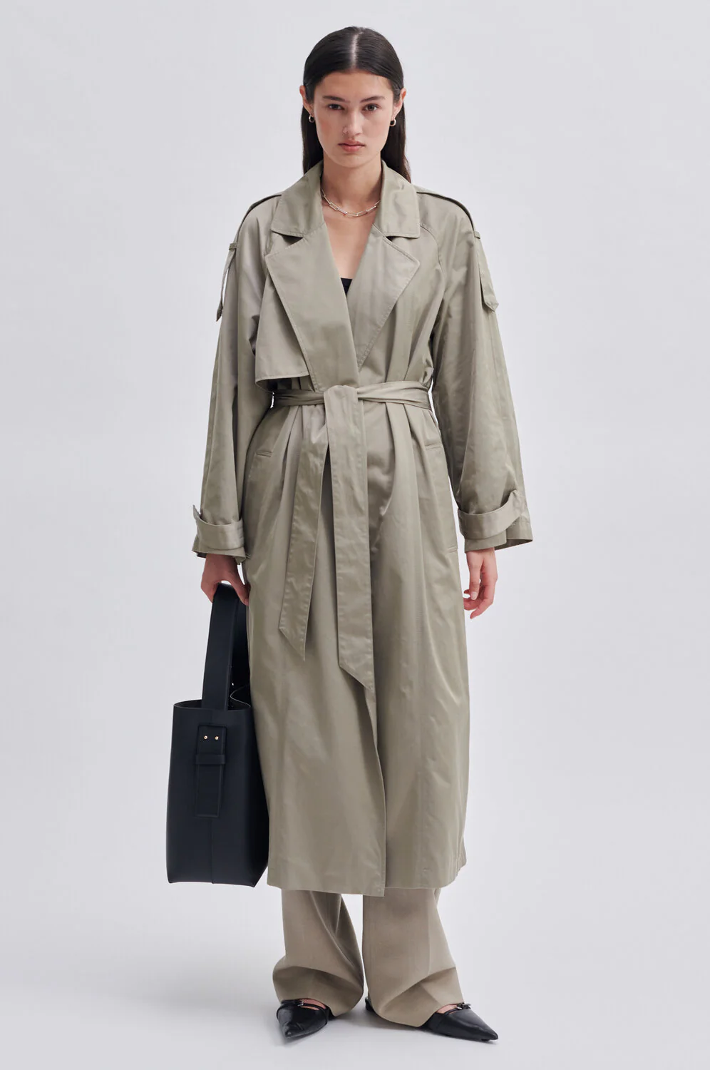 Second Female  Walentin trenchcoat - Roasted Cashew