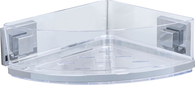 WENKO Eckregal »Vacuum-Loc Quadro« 1 Etage