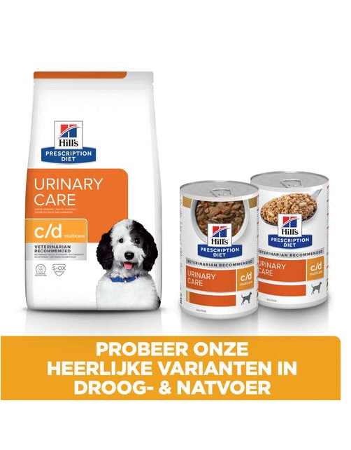 Hill's Prescription Diet C\/D Multicare Urinary Care Zak Kip - Hondenvoer