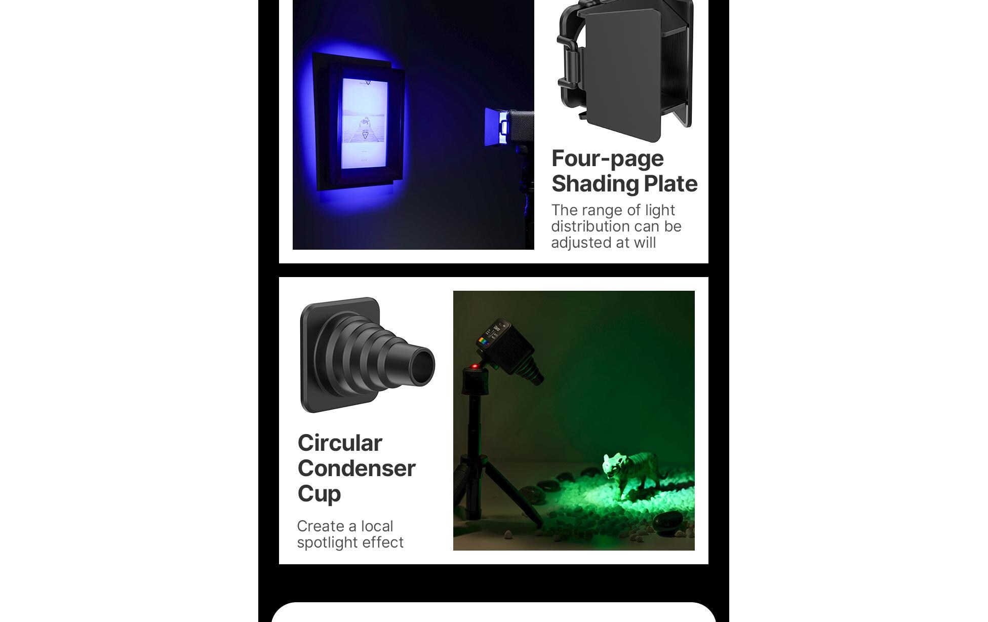 Videoleuchte L2 RGBMagnetischer Lichtwürfel für Content-Creators und Vlogger
