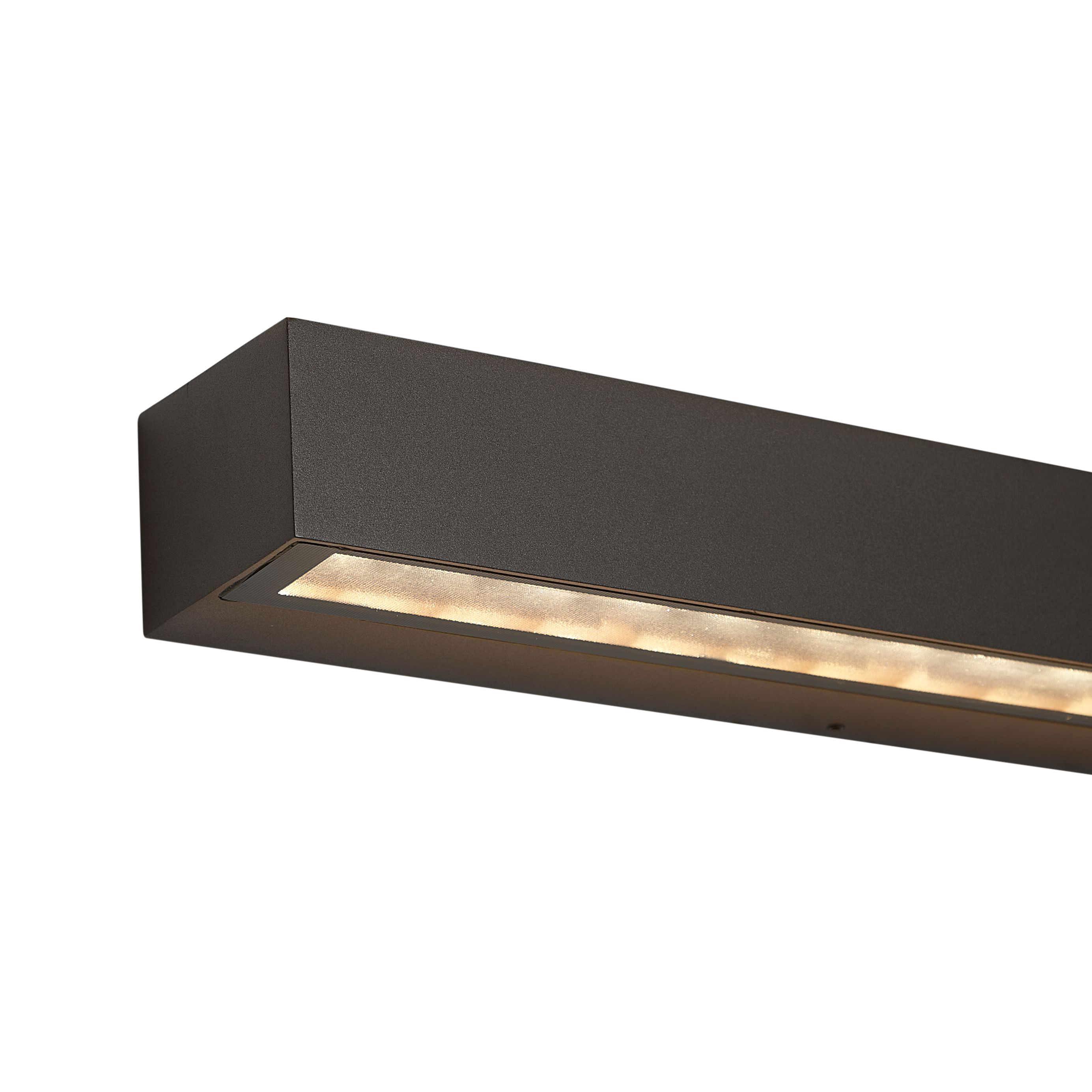 Industriële buiten wandlamp zwart 55cm incl. LED IP65 - Hannah