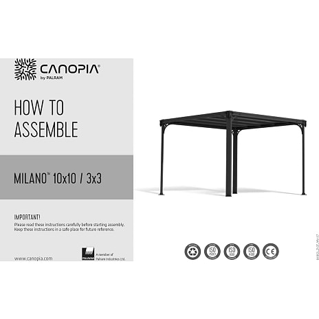 CANOPIA by PALRAM Pavillon palram Canopia Milano 3000