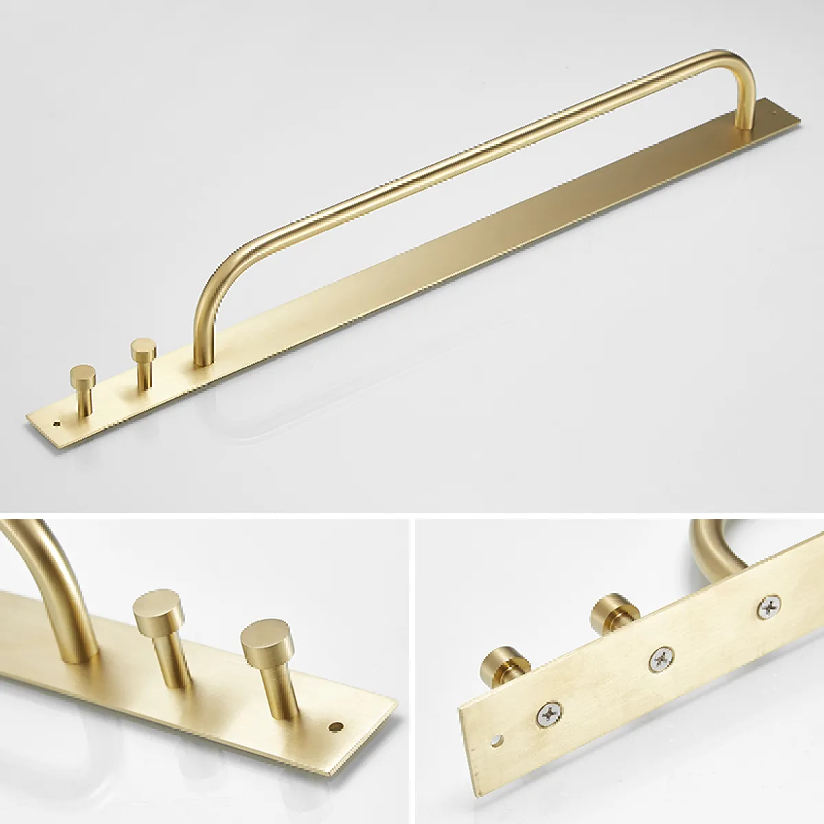 Universal Barre de serviettes en inox - Noir