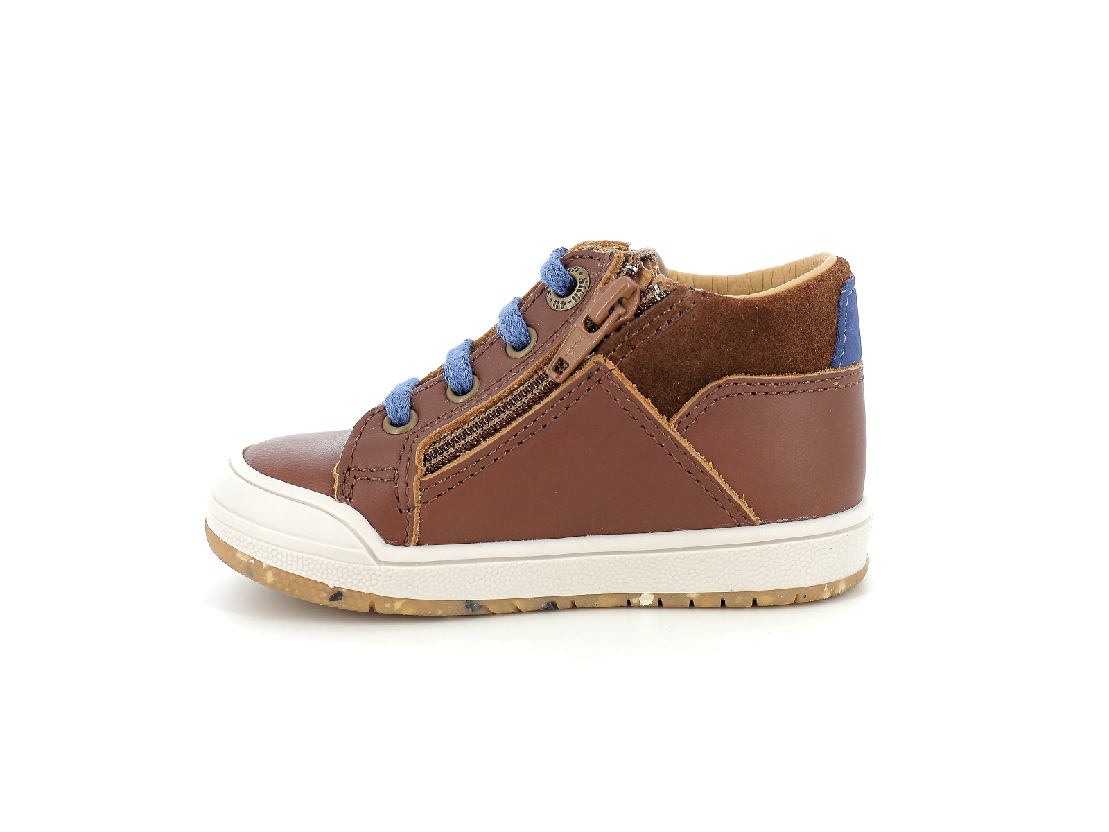 Bopy-RINKOU Cuir Marron Bleu