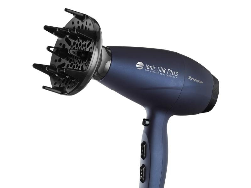 Trisa Haartrockner Ionic Silk Plus Föhn mit AC-Motor und Ionen-Technologie