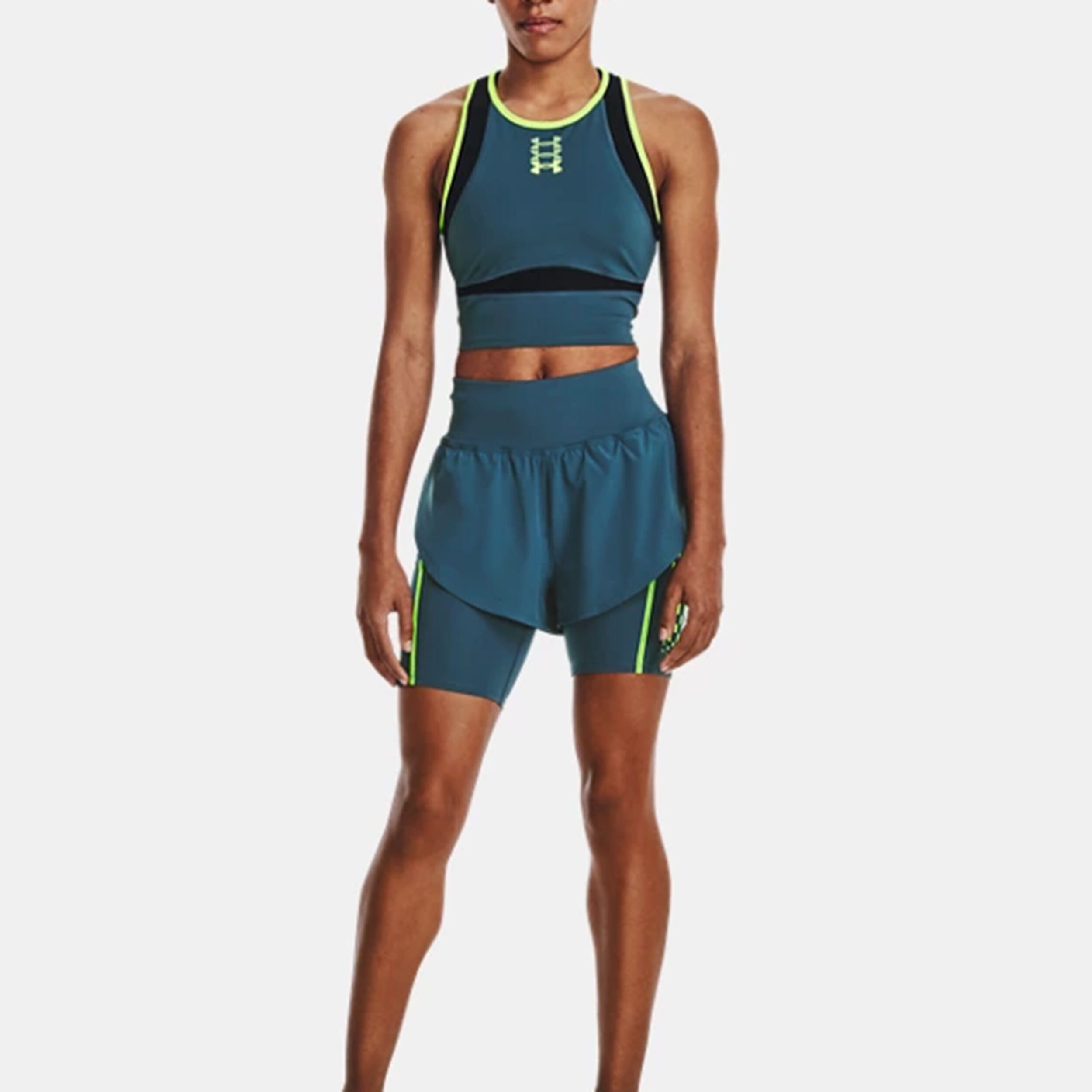 Under Armour Run Anywhere Débardeur Tank Top Femmes - Bleu Petrol, Noir
