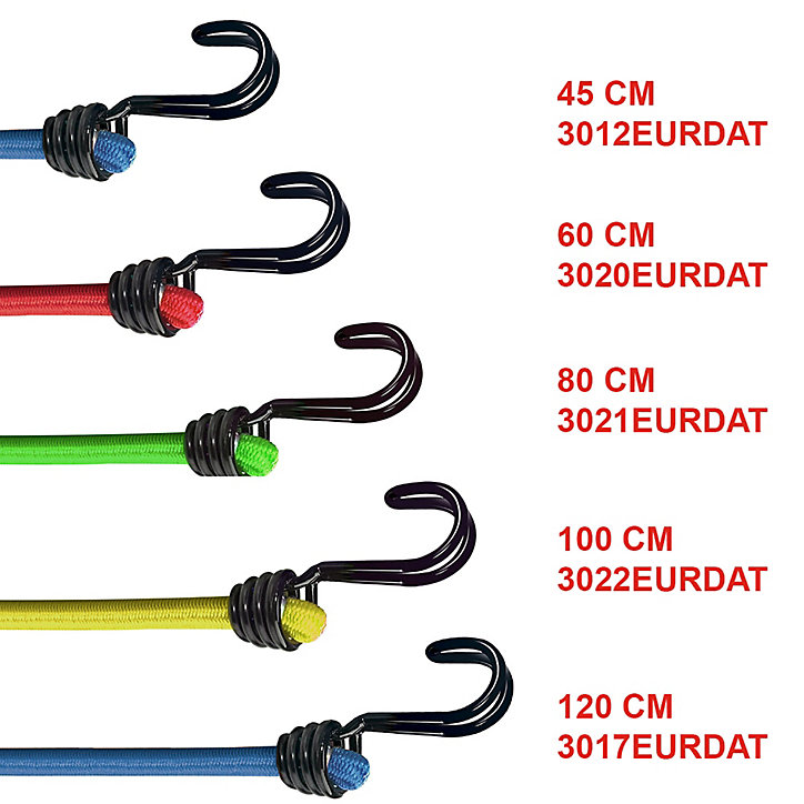 Tendeur de 60 cm crochet double Master Lock, 2 pièces